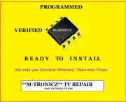 PRE-PROGRAMMED EEPROM FOR VIZIO P502ui-B1E MAIN BOARD# XECB0TK003040X U202