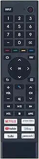 ERF3J80H Replacement Voice Remote Compatible with Hisense Smart TV U6G 55U6G 50U6G 65U6G 75U6G 50U68G 55U68G 65U68G 75U68G A6G 75A6G 43A6G 50A6G 55A6G 60A6G 65A6G 70A6G 75A6G 58A6G 85A6G 43A68G 50A68G
