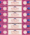 "Mystic Yoga" 6 Packets Nag Champa Satya Incense Sticks (6x 15g Packets)