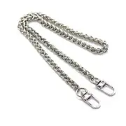 Iron Lantern Chain Strap Handbag Chains Purse Chain Straps with 23.6" Silver
