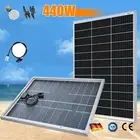 12V 400W Bifacial Solar Panel Kit Caravan Camping Home Portable Battery Charging