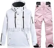[Generic] Men's And Women's Ice Snow Suit Sets Snowboarding Clothing Winter Outdoor Wear Ski Jacket Pant Waterproof Costumes