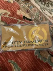 NEW Scotty Cameron Rare Pouch Cash Bag Circle T Tour Only Yellow
