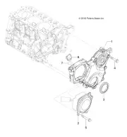 Polaris Gearcase, Genuine OEM Part 3070030, Qty 1