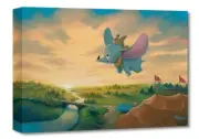 Dumbo Walt Disney Fine Art Rob Kaz Lt Ed 1500 Print TOC Flight Over the Big Top
