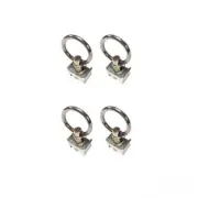 4x Anchor Track Load Rings Tie Down Point Rail Trailer Caravan 4WD