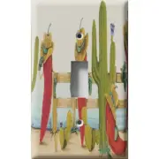 SnazzySwitch Cactus Cowboys Decorative Light Switch Plate Cover