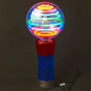 Children's Luminous Magic Ball Toy Stick LED Flash-Rotating Light Show Toy NEW