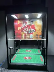 Brock Purdy Custom LED Sports Card Display Case - San Francisco 49ers