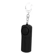 BLACK Mini Personal Alarm Keychain With 130dB Loud Siren Safety Self Protect MU