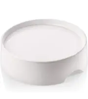 CatGuru Food Table for Cat Bowl, 7.7 Inch x x 2.3 Inch, Marshmallow