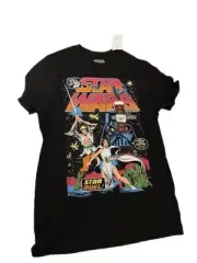 STAR WARS T-SHIRT MAD Engine BIG LOGO comic book ADULT Small 34-36