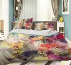 3D Retro Daisy NAO2605 Bed Pillowcases Quilt Duvet Cover Set Queen King Fay