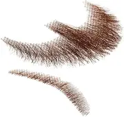 Beard Props 1 Set Fake and Beard Kit for Cosplay Halloween Masquerade 's Party Light Brown