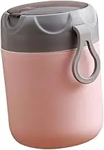 Zerodeko Microwave Insulated Soup Cup Portable Breakfast Container for Cereal Oatmeal Multi Use Thermal Cup with Excellent Heat Retention Easy to Clean for Work Travel
