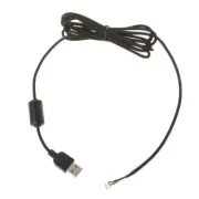 Black 2.2m/ 86.61"Mouse Mice USB Braided Cable Line Wire For Logitech G500 G500S