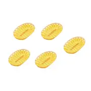 5 Pcs Basket Pp Woven Hot Pot Baskets Clear Weaving Texture Baby