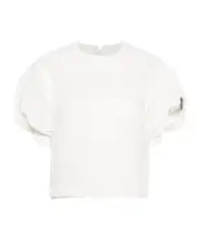 Bubble sleeve shirt 2,3 White