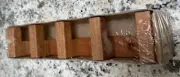 New IKEA Molger 11" Wooden 5 Hook Towel Rack Design Richard Clack Wall Mount