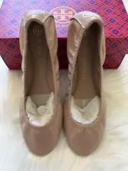 Tory Burch Eddie Ballet Flats Goan Sand (new)