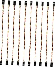 Angoily Connector Cable Set 20cm Ribbon Cable Breadboard Jumper Wire Connectors