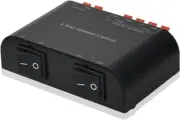 ADWITS 2-Channel Speaker Switcher Selector Box with Terminal Claps 150W RMS per