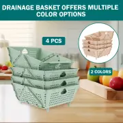 2 Pcs Collapsible Strainers and Colanders Foldable Colander Strainer Space chcZh