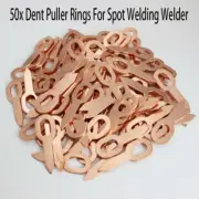 50x Dent Puller Rings Kit For Spot Welding Welder Car Body Panel Pulling Washer