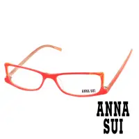 在飛比找momo購物網優惠-【ANNA SUI 安娜蘇】魔幻貓耳造型平光眼鏡(螢光粉 A