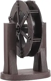 Mipcase DIY Water Wheel Fountain Accessory for Table Decor Elegant Scene Layout for Aquariums and Miniature Gardens Wheel with Stand Unique Decorative Water Feature