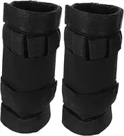 BESPORTBLE 4 Pcs Running Weight Leggings Weighted Vest for Women Adjustable Calf Cover Shin Splint Brace Sports Ankle Wraps Ankle Cover Removable Ankle Weights Man Tool Black Breathable