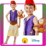 Kids Disney Aladdin Costume Genie Arabian Prince Boys Live Action Book Week