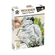 133pc Puzzle Master A3 Shaped Wooden Jigsaw Puzzle w/ Stand Set Kids 8+ Cockatoo