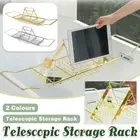 Bathtub Rack Bathroom Storage Shelf Telescopic Adjustable Organiser Tray Home
