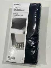Ikea IKEA DVALA Fitted Sheet Black Full/Double 203.571.74