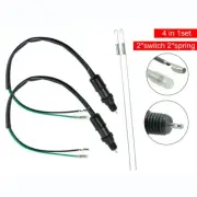 Rear Brake Light Switch Accessories Black Plastic Replacement Practical