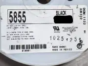 Alpha Wire 5855 #22awg M16878/4 Silver (SPC) PTFE 200C Hook-Up Wire Black /25ft