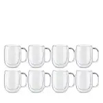 Zwiling J. a. Henckels Sorrento Plus Coffee Glass Mug, Set of 8