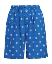 Marni Marnigram Elastic Waist Bermuda Shorts IT48 Blue