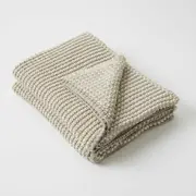 Pilbeam Living Baxter Throw Taupe/Cream