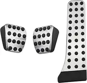 EXEGPLPVK Gas Brake Pedal Pads Cover Fit for Mercedes Fit for Benz W203 W204 W205 W21 W211 W212 C207 W220 W221 W222 C219 C218 C208 X204 R170 R171 R231(MT 3PCS)