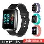 HANLIN-H19 門禁感應運動心率手錶 (IPS全彩螢幕）運動 記步 手錶 鬧鐘 來電 LINE訊息 遙控 音樂