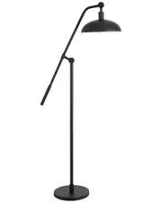 Abraham + Ivy Devon Black Boom Arm Floor Lamp