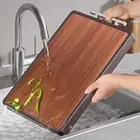 Easy-clean Cutting Board Portable Chopping Durable Stainless Steel Wood