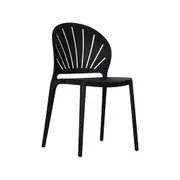 4 Piece Dining/Cafe Chair in Black