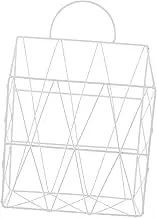 FIXOSHEE Wall Mounted Book Rack Decorative Wall Hanging Book Holder for Organizing Books Magazines and Files Space Saving Office Accessory for Home Bedroom and Dormitory
