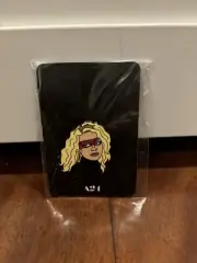 A24 Maxxxine X Trilogy Pearl Maxine Enamel Pin Button by Jen Lewis Scream Queen