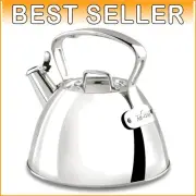 Premium 2-Quart Stainless Steel Tea Kettle – Induction Compatible & Whistling