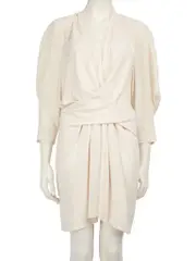 Ecru Cut Out Mini Dress