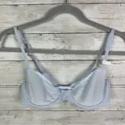Aerie Smothez Balconette Mesh Bra Light Blue Size 36B